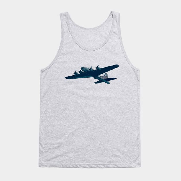 B-17 Bomber Airplane Tank Top by media319